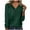 A01 Army Green, variant on Womens Fall Tops Trendy Cute Long Sleeve Shirts Fall Fashion Solid 2025 Casual V Neck Tunic Loose Comfy Basic Tshirt Button Blouse Army Green M