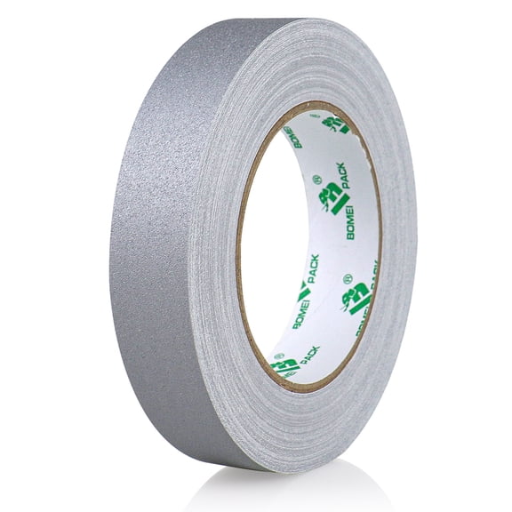 BOMEI PACK Grey Gaffer Tape, Matte Non-Reflective, 1inch x 30yds No Residue Hand Tear Self-Adhesive Gaffer Tape for Labeling, Cable, Stage, Photo Studio, Painters and Duct Repair, 1 Pack