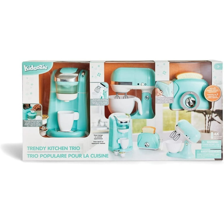 Kidoozie Kids Playset - Trendy Kitchen Trio, Set of 3 Realistic