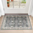 thumbnail image 2 of SHILIU-Non Slip Runners for Hallways,Washable Hallway Runner Rug,Long Ultra Soft Kitchen Runner Rug,Non Shedding Accent Farmhouse Runner Rugs (Black, 2 X 3), 2 of 4