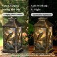 thumbnail image 5 of Solar Lantern trout Leaping from Creek Dramatic Lighting Garden Hanging Lantern Waterproof Solar Powered Lighting Outdoor Lamp for Deck Yard Camping Patio Decor, 5 of 7
