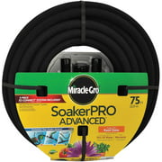 Miracle Gro MGSPA38075CC Premium Bulk Soaker Hose with EZ Connect Fittings, 3/8-Inch by 75-Feet