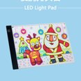 thumbnail image 4 of Kearding Almohadilla de luz LED A4/A5, pintura de protección ocular, venta de almohadillas digitales, gráficos, juguetes de arte para niños, Electrónica A4 de tres niveles/USB, 4 of 6