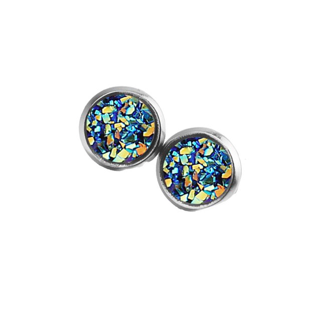Sonducket Pendientes Gotas para los oídos de moda Pendientes con incrustaciones de diamantes de imitación de galvanoplastia fina Ropa, zapatos y accesorios Miscelánea Verde mixto Sonducket AP009494-13B