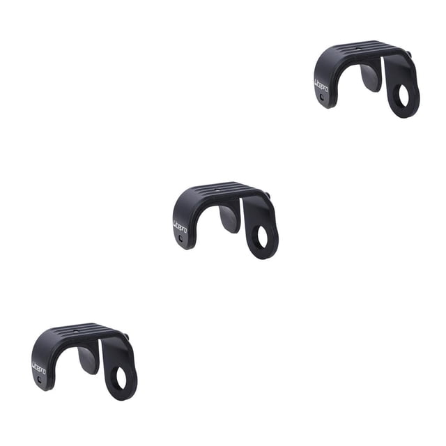 Wweixi LP Front Fork E Type Pothook Foldable Bike Fixing Fastener Hook Upgrade Replacing Parts Replacement for Brompton Black 3PCS