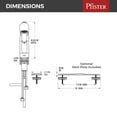 thumbnail image 4 of Price Pfister G13310CC Pfirst Series 2.125 in. Single-Handle Pull-Out Sprayer Kitchen Faucet, 4 of 5