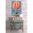 thumbnail image 3 of Albuquerque, New Mexico, Hot Air Balloon Tours, Vintage Sign (24x36 Giclee Gallery Art Print, Vivid Textured Wall Decor), 3 of 3