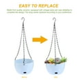 thumbnail image 6 of HOMEMAXS Balcony Hanging Succulents Vase Simple Plastic Vase Self-absorbent Hanging Pots, 6 of 9