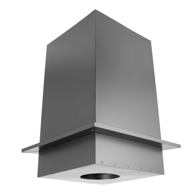 DuraVent 6 Inch Galvanized Steel Ceiling Support Box and Trim Collar