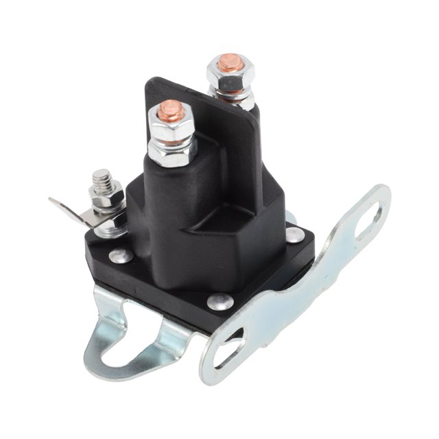 Rele de Solenoide de Arranque para Cortacésped Unique Bargains No.108534900 para Bad Boy ZT, CZT, para Reemplazo de Solenoide de Arranque de Cortacésped de Giro Cero 3 Pines 1 Pc