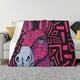thumbnail image 1 of Fotbe ink Donkey Pop Art Manta de Franela con Estampado, Manta Ultrasuave para Cama, Sofá, Auto, Hipoalergénica y Antibolitas-80"x60", 1 of 6