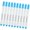 Blue, variant on YongCo 10Pcs Water Soluble Fabric Marker for Clothing Cutting Sewing 1.0mm Broad Tip Water Erasable Fabric Marking Pen