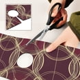 thumbnail image 6 of Yayeee Faucet Mat for Kitchen Sink 14.7" Diatomite Long Splash Guard Pad, Gold Abstract Pattern, 2 Pack, 6 of 7