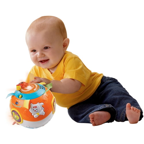 vtech move and crawl ball pink