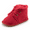 A08/Red, variant on Baby Girls Boys Cozy Fleece Boots Infant Winter Warm Shoes Unisex High-top Ankle Booties for Newborn 3-18 Months