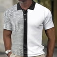 thumbnail image 4 of Pimfylm Mens Polo Polo Shirt Men's Big and Tall Big Grey Medium, 4 of 5