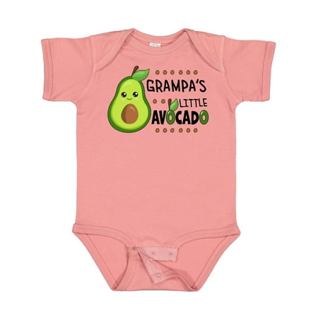 

Inktastic Grampa s Little Avocado with Cute Baby Avocado Gift Baby Boy or Baby Girl Bodysuit