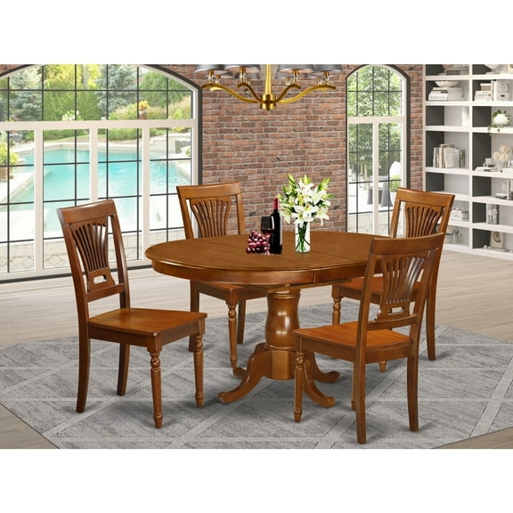 Dining Table Set with Chairs |Kitchen Table & Chair Set |Modern Wood Dining Room Furniture