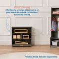 thumbnail image 3 of ECR4Kids Mobile Building Block Storage Cabinet, Small, Classroom Furniture, Grey Wash, 3 of 9