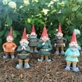 thumbnail image 4 of Homestyles 14.5"H "Zelda" the Female Old World Classic Garden Gnome Large Outdoor Statue, 4 of 4