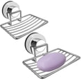 thumbnail image 1 of 2pcs Suction Cup Soap Dish,sponge Holder For Bathroom And Kitchen, 1 of 4