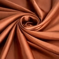 BalsaCircle 108" Round Satin Tablecloth Terracotta Round Table Linen ...