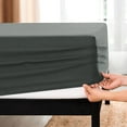 Subrtex Bedding Fitted Sheet Stain Resistant Soft Brushed Microfiber