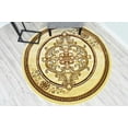 thumbnail image 6 of Glamour Thick Plush Oriental Area Rug Traditional Carpet Floral Medallion Design-206 (2'6"x3'9",Cream), 6 of 11