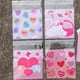 thumbnail image 2 of 100 bolsas de regalo autoadhesivas OPP rosadas en forma de corazón románticas for bodas, fiestas y días festivos, 2 of 5