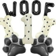 thumbnail image 3 of Dog Themed Balloons - 8th Birthday party decorations,40 "number 8 foil balloons, Paw and bone balloons,WOOF letter balloons, paw print stickers, suitable for pet dog birthday party supplies, 3 of 16