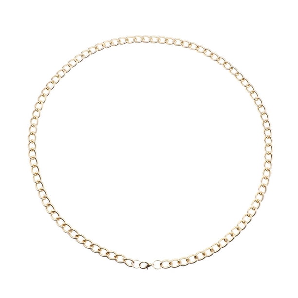 Cadena Clásica De Moda Yinane Para Hombres Mujeres Enlace Cubano Gargantilla Punk Babero Collar 90CM S