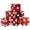 Nevada Casinos - Assorted Red, Polished Finish, variant on Actual Casino Table-Played Dice Assorted Colors Set of 6 – Nevada Casinos