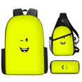 thumbnail image 4 of Roblox-Bolso de juego de Anime para estudiantes de escuela primaria y secundaria, mochila de expresión Facial, bolso de hombro, bolso de pecho, nuevo, 4 of 4