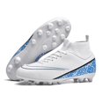 thumbnail image 3 of Zapatos de fútbol para hombre, botas de fútbol de entrenamiento, transpirables, cornamusas de césped para deportes al aire libre, zapatillas ultraligeras para partidos, antideslizantes, 3 of 5