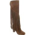 thumbnail image 4 of Jessica Simpson Asire Tobacco Block Heel Squared Toe Over The Knee Fashion Boots (6, Tobacco), 4 of 6