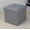 Gray, variant on 11.8" Collapsible Storage Ottomans, Square Space-Saving Storage Stool, Gray