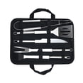 thumbnail image 1 of Soidarity Herramientas para parrilla de barbacoa, tenedor portátil de mano para barbacoa de acero inoxidable, pinzas reutilizables para acampar, Estufas de camping  5PCS Soidarity OD011055-02, 1 of 6