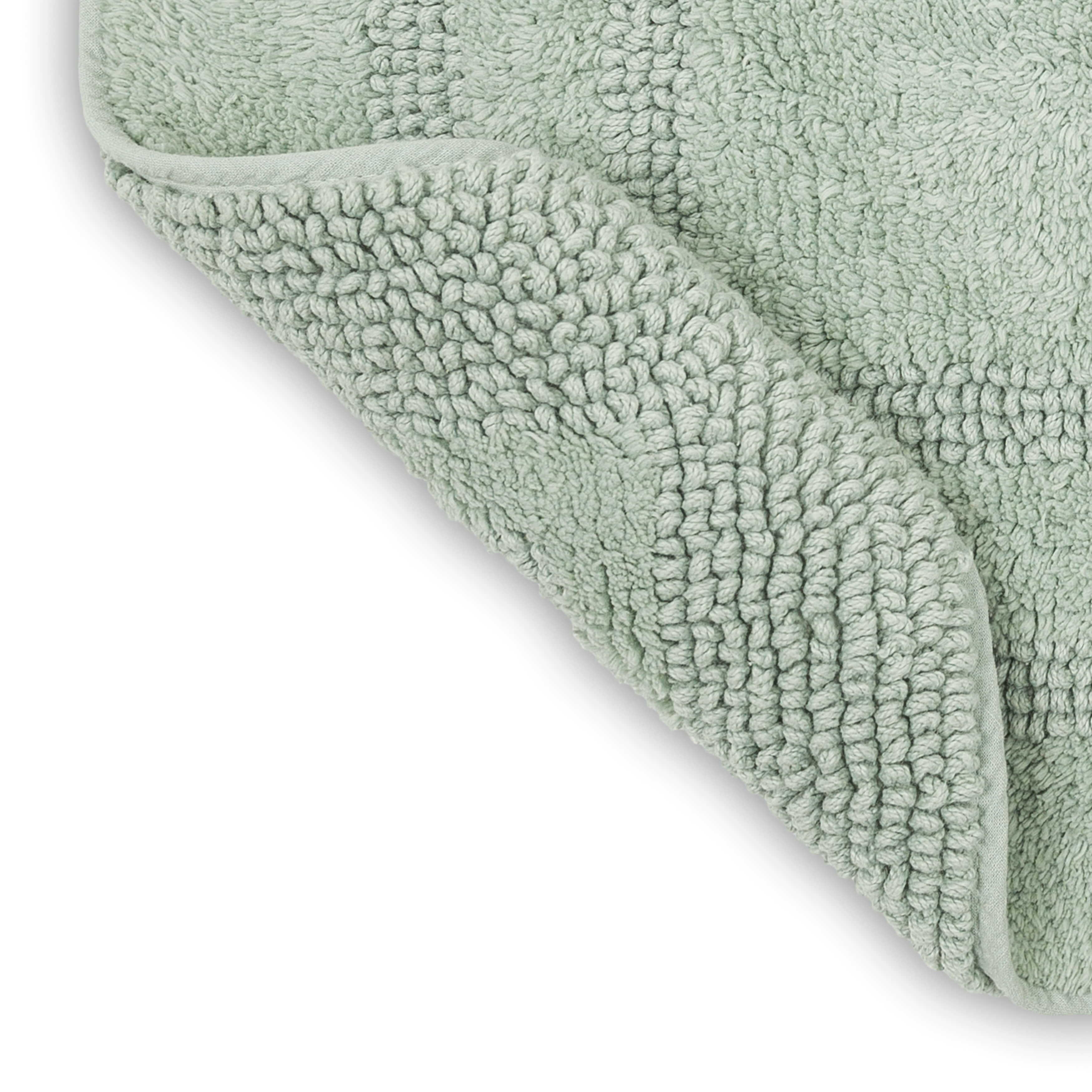 Mohawk Cotton Bath Mat Soft Absorbent Quick Dry Machine Washable Bathroom Mat, Seaglass, 21" x 34"