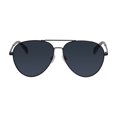 thumbnail image 2 of Rag & Bone RNB 5052/G/S Stainless Steel Mens Aviator Sunglasses Grey 59mm Adult, 2 of 3
