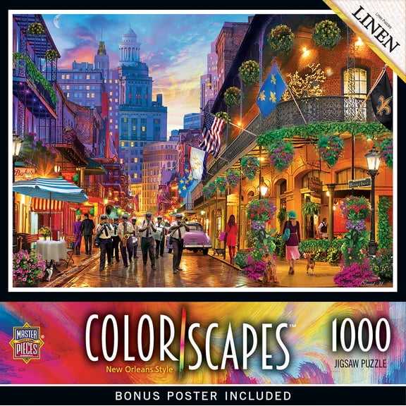 MasterPieces 1000 Piece Jigsaw Puzzle - New Orleans Style - 19.25"x26.75"