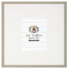 My Texas House Gray Beaded 18x18 Tabletop Picture Frame with White Mat for 8x10 Photo