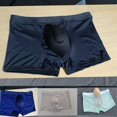 thumbnail image 4 of Men Ice Silk U Pouch Briefs Seamless G-String Boxer Briefs Panties Underwear, 4 of 9