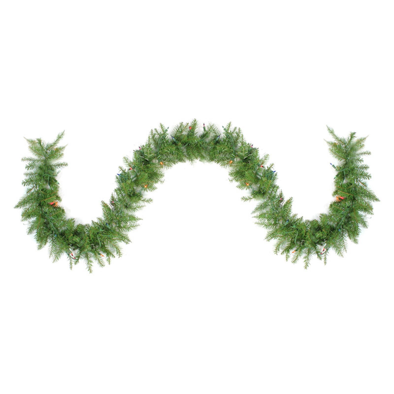 Northlight Pre Lit Northern Pine 9 ft. Artificial Christmas Garland