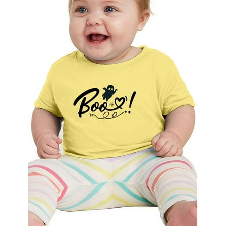 

Boo! Cute Ghost. T-Shirt Infant -Image by Shutterstock 18 Months