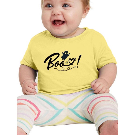 Boo! Cute Ghost. T-Shirt Infant -Image by Shutterstock, 18 Months