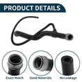 thumbnail image 4 of Manguera de radiador Unique Bargains para Mercedes-Benz C-Klasse (W203) 2005-2007 No.2035014582 Manguera de radiador de goma negra 1 pieza, 4 of 6