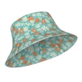 thumbnail image 2 of Disketp Cute Sloth On Floral Tree Print Reflective Bucket Hat Beach Hat Summer Travel Sun Hats Fisherman Cap, 2 of 8