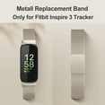 thumbnail image 2 of HCTian pour Fitbit Inspire 3 Bracelets Femmes Hommes, Bracelet en Maille Métallique en Acier Inoxydable Réglable Bracelet Magnétique de Remplacement Compatible avec Fitbit Inspire 3 Tracker D\'entraînement Physique, 2 of 6