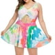 thumbnail image 1 of Traje de baño de una pieza para mujer, conjuntos de bikini para mujer, traje de baño de una pieza extragrande estampado para mujer con ombligo descubierto, traje de baño extragrande para mujer, 1 of 4