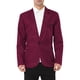 thumbnail image 4 of BLAZER DE HOMBRE INSPIRE CHIC De Un Botón Con Solapa Con Muesca, Bolsillo De Pecho, Blazer Con Solapa Frontal XL Burdeos, 4 of 5